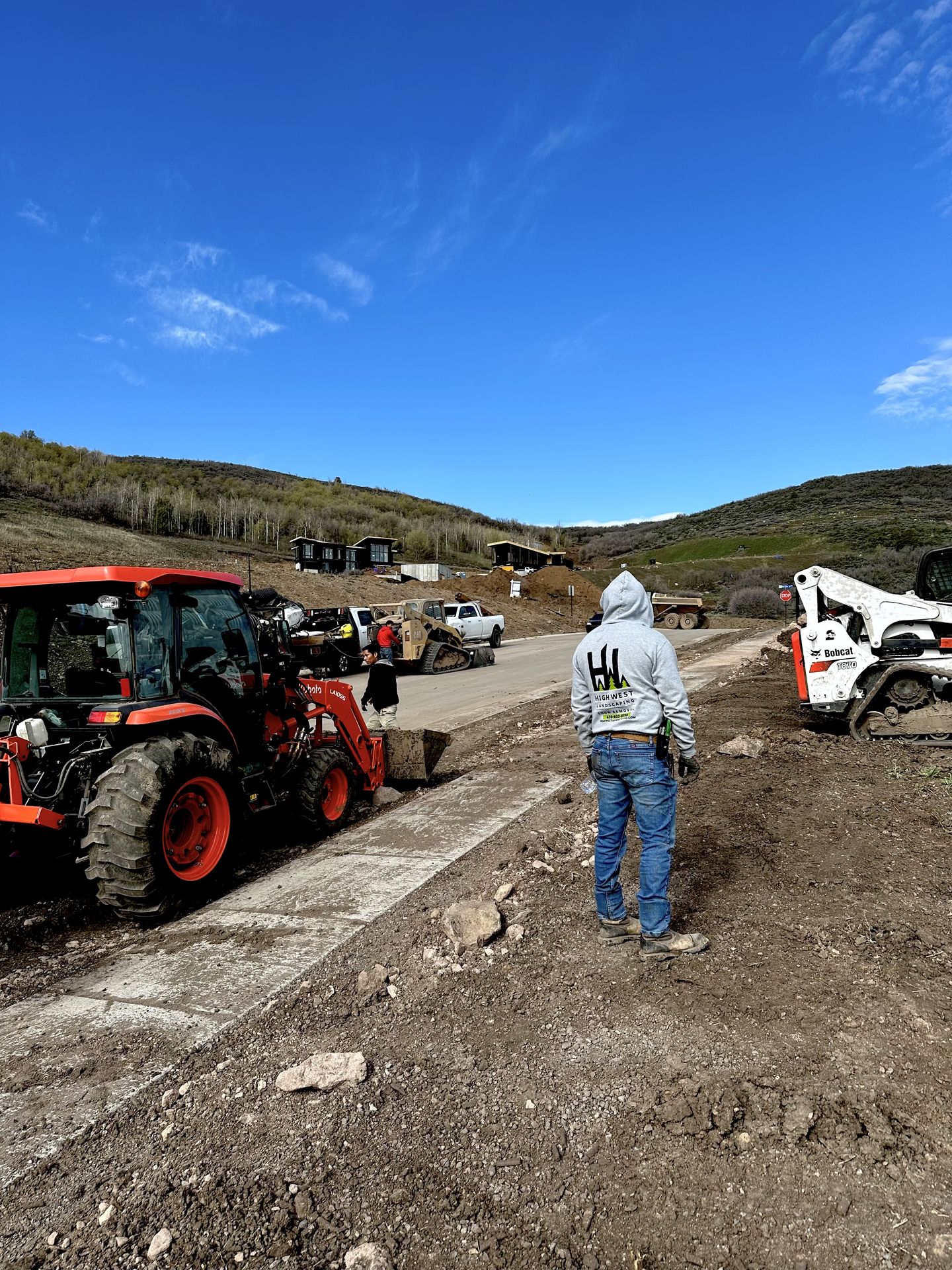 High West excavation and construction project