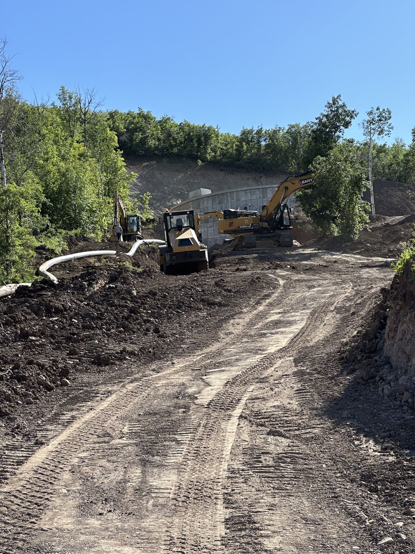 High West excavation and construction project