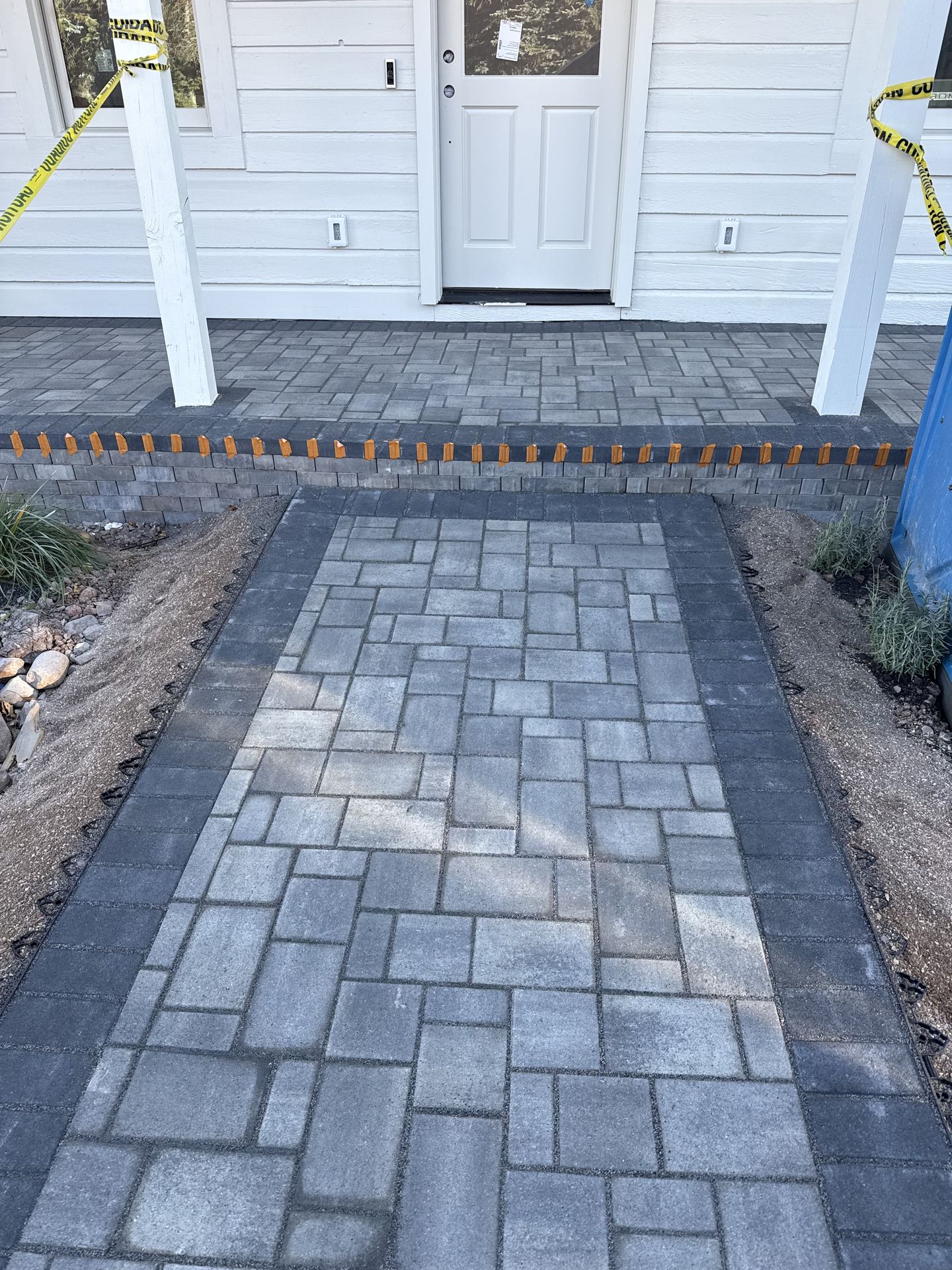 High West hardscaping project