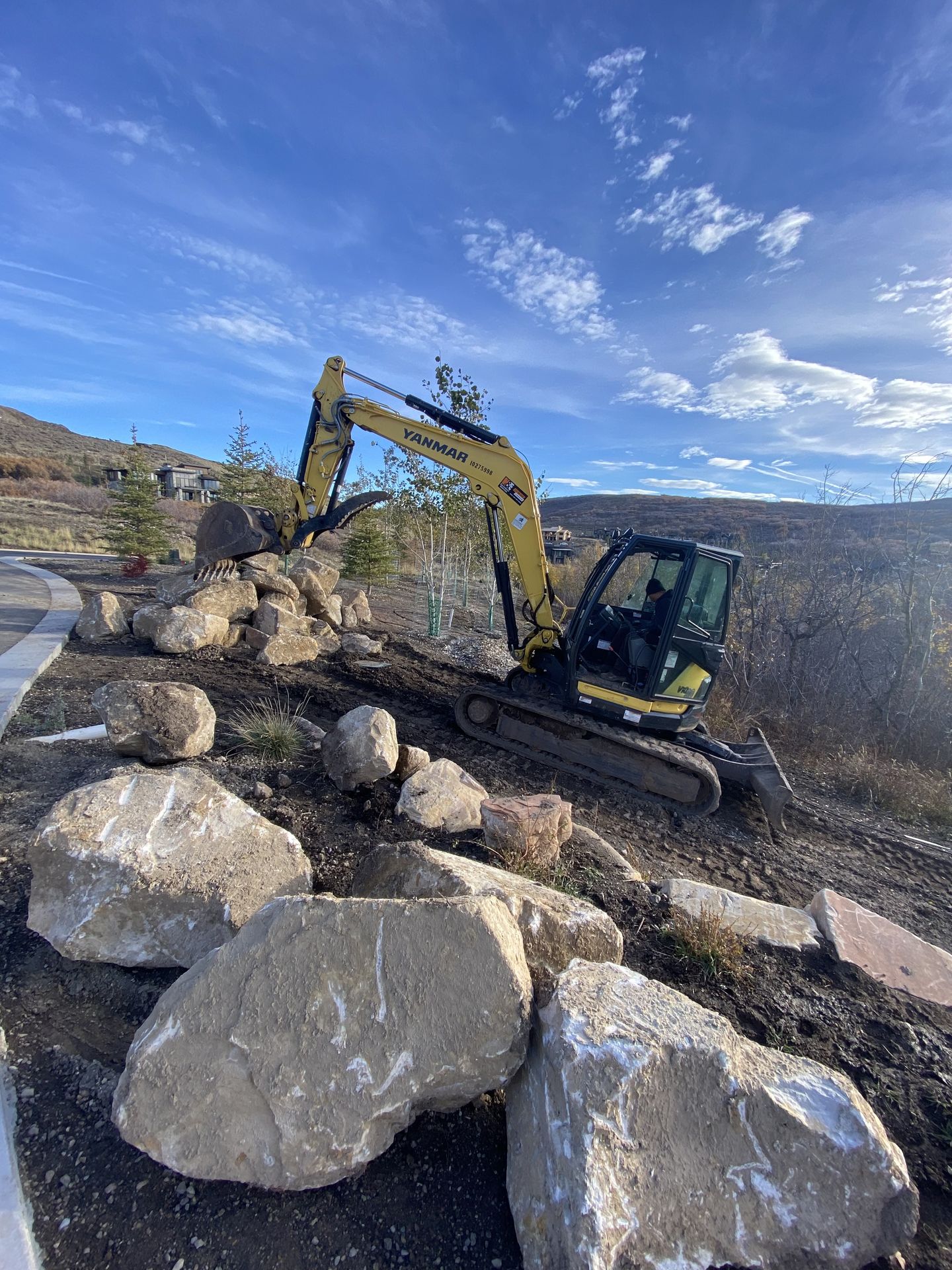 High West hardscaping project