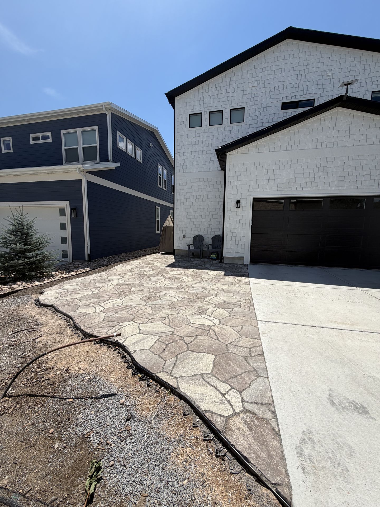 High West hardscaping project