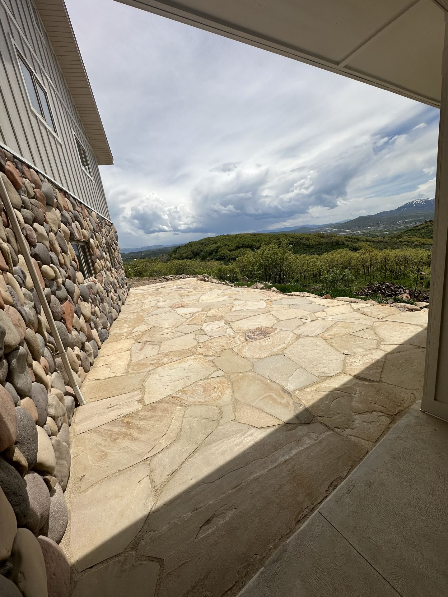 High West hardscaping project
