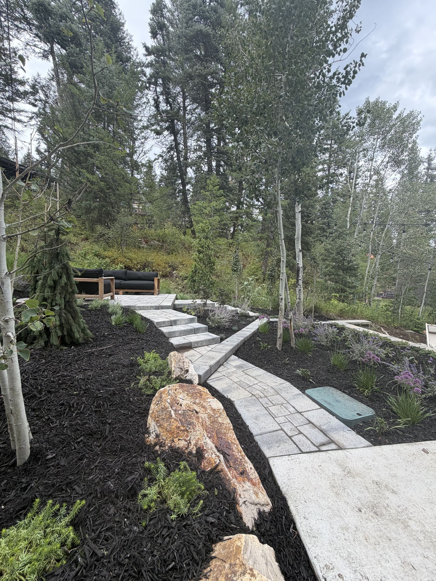 High West hardscaping project