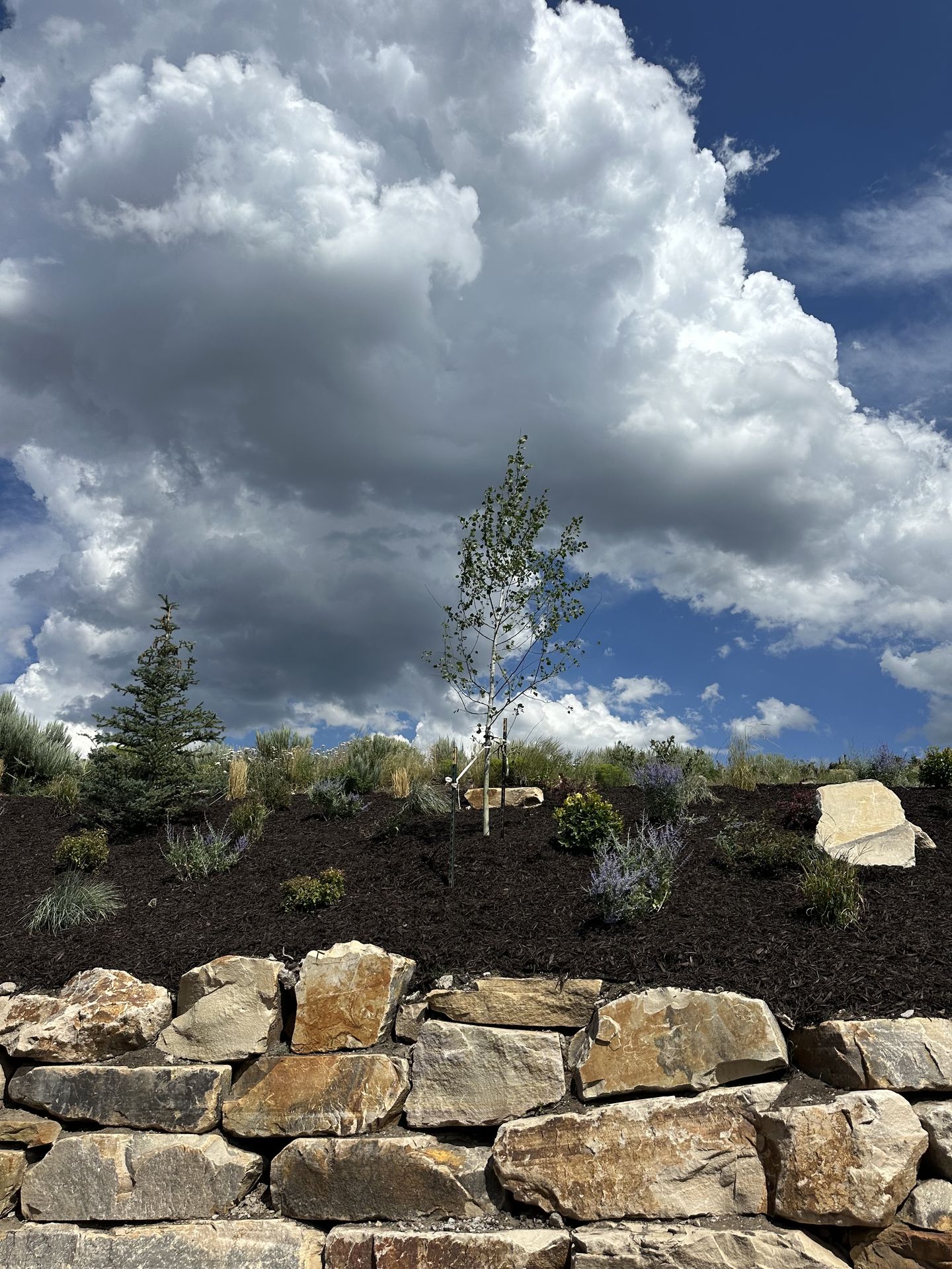 High West hardscaping project