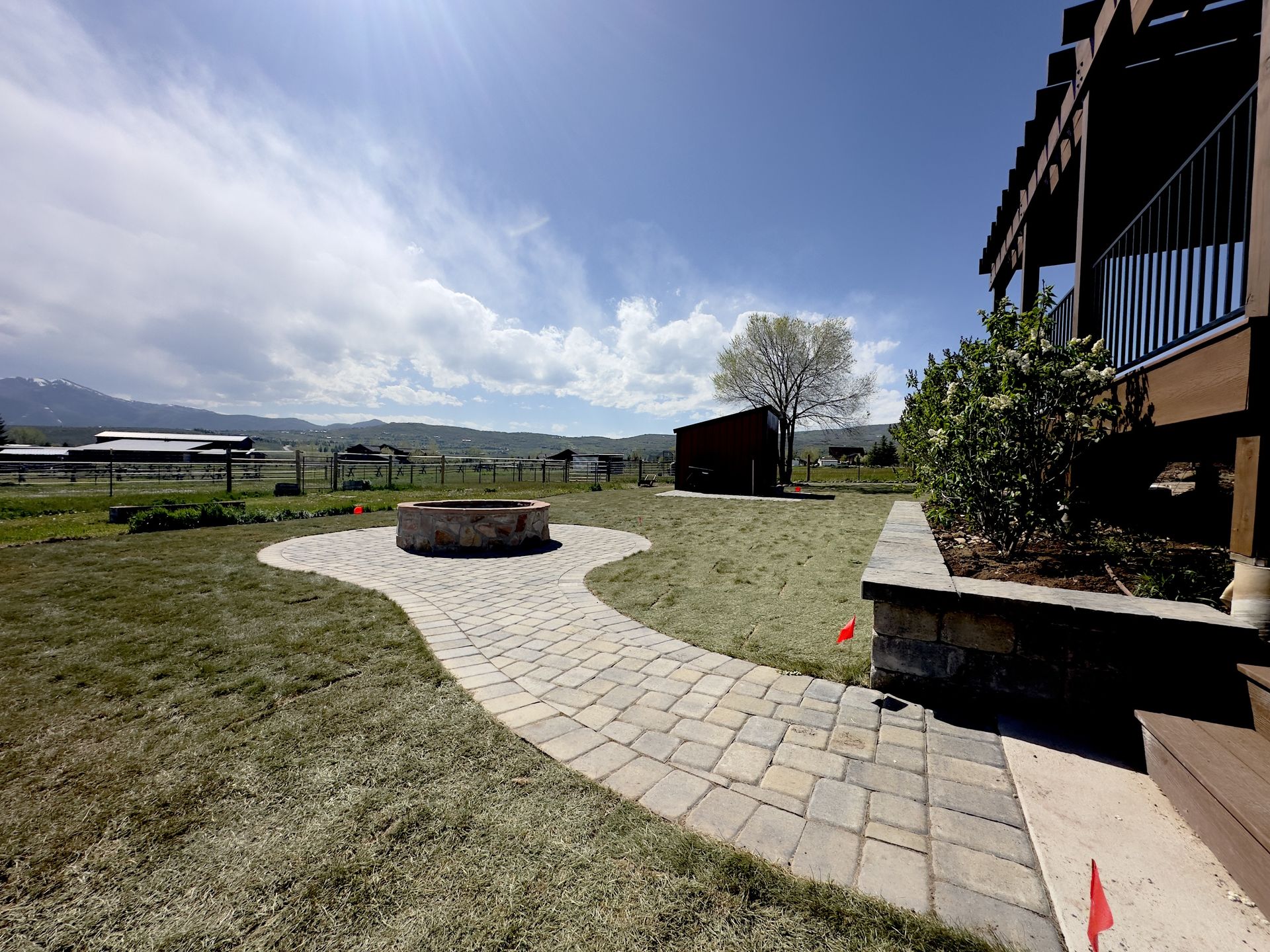 High West hardscaping project