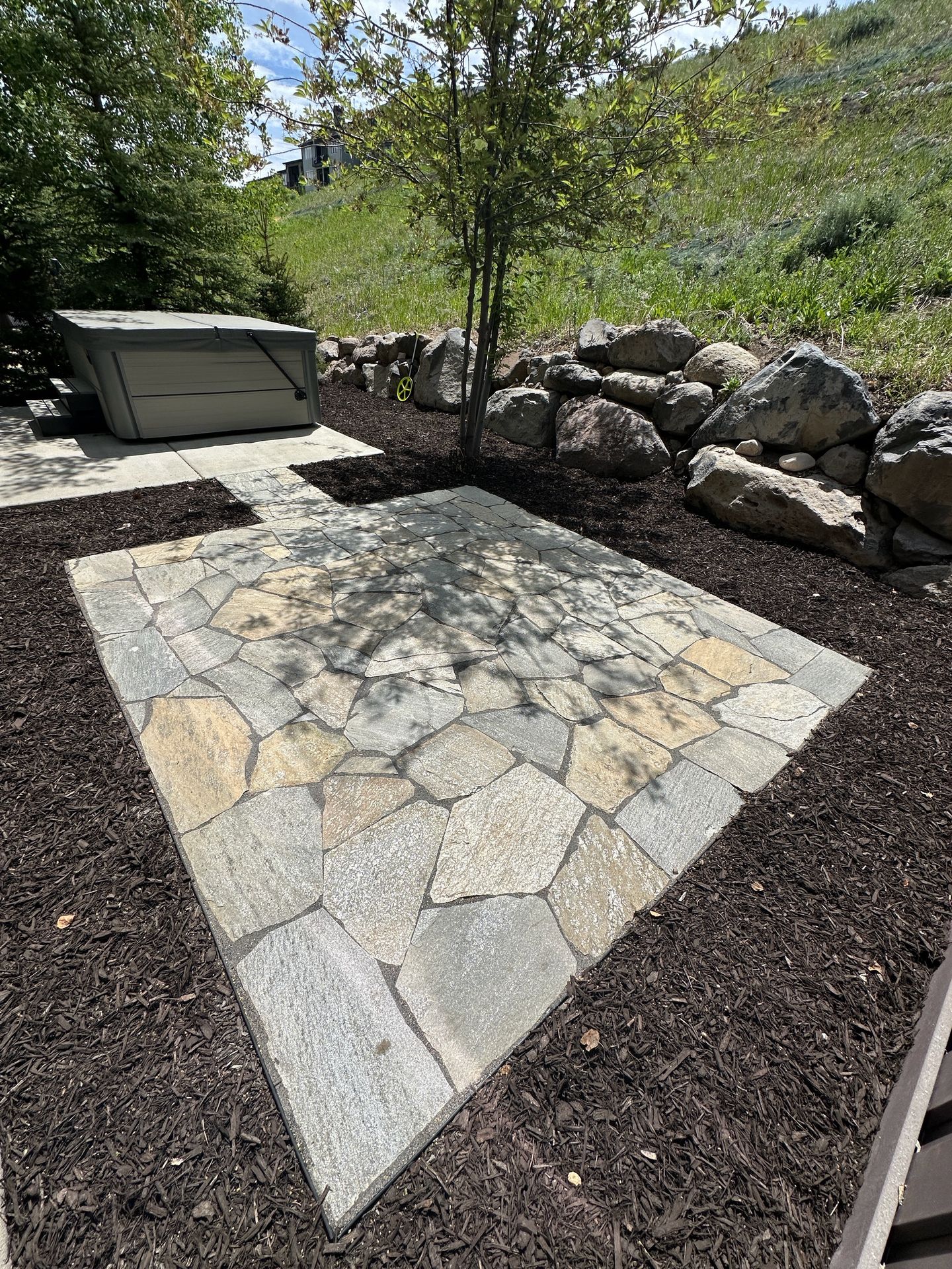 High West hardscaping project