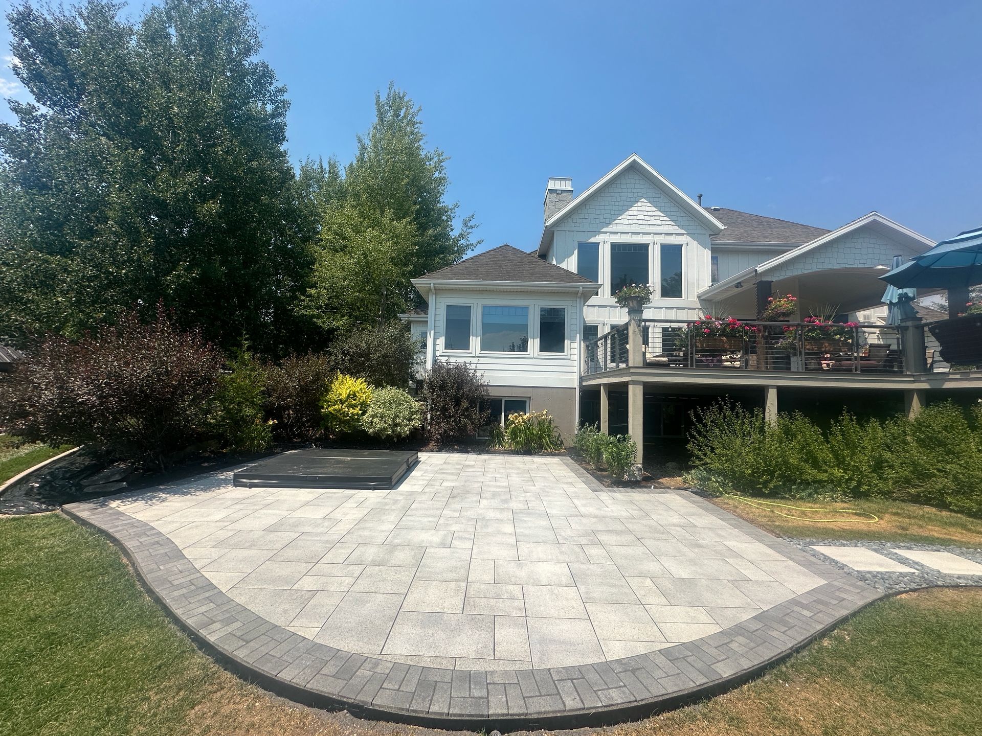High West hardscaping project