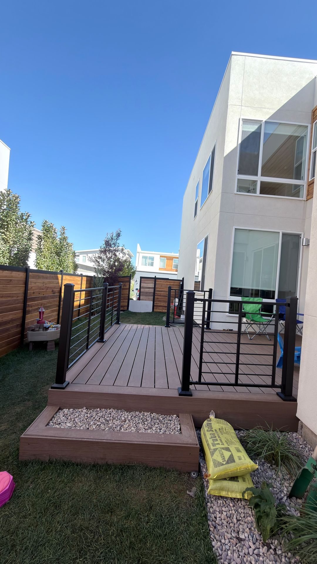 High West hardscaping project