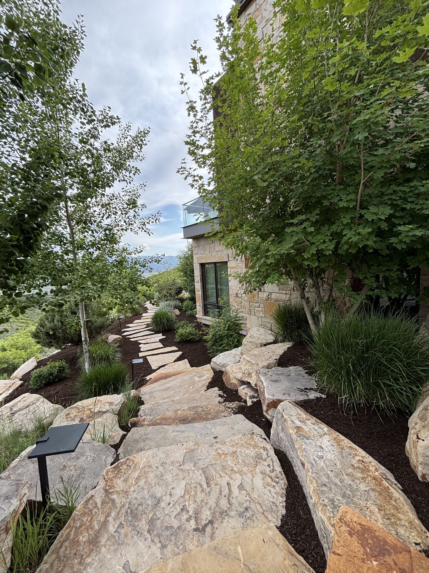 High West hardscaping project