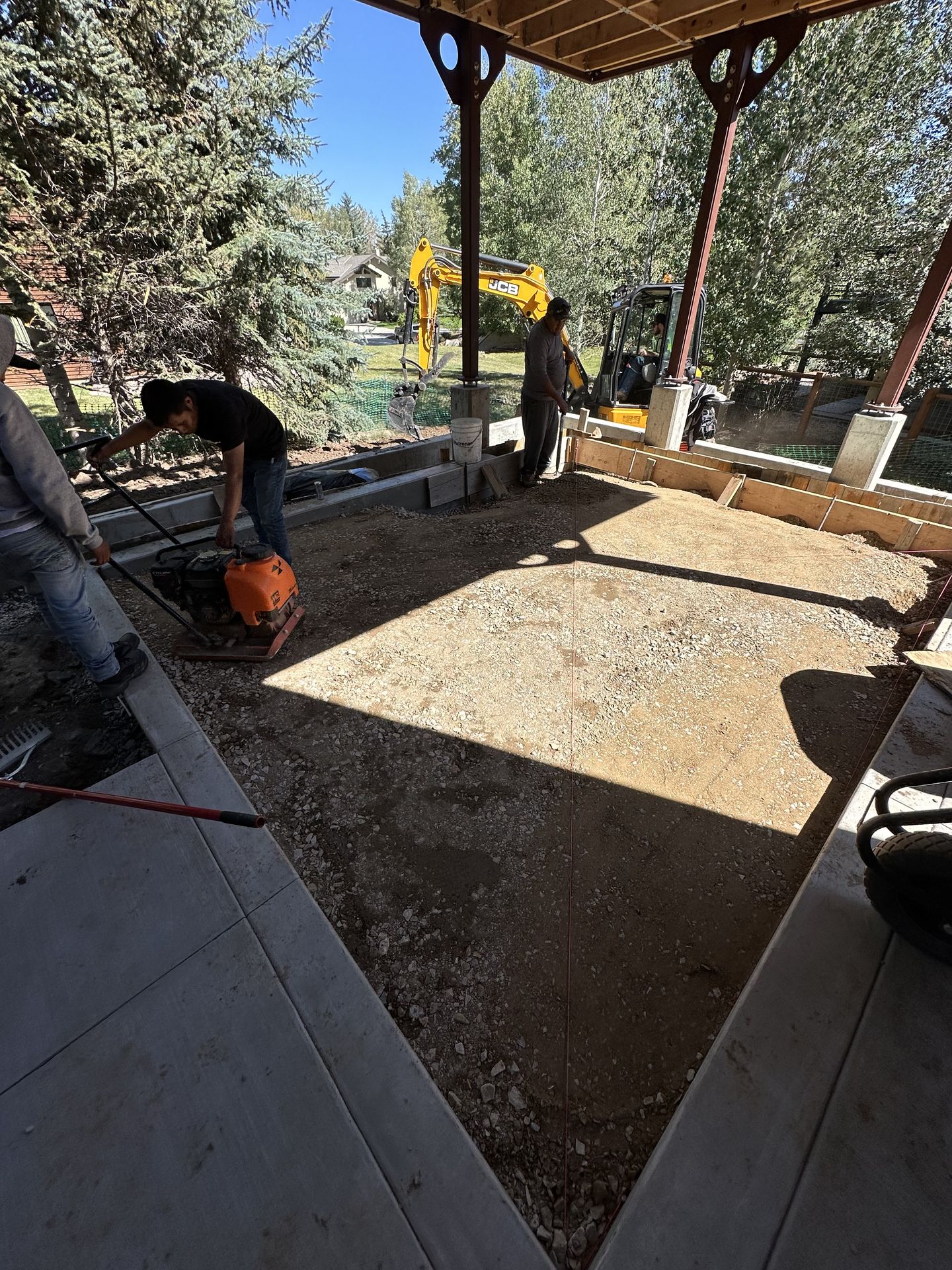 High West hardscaping project