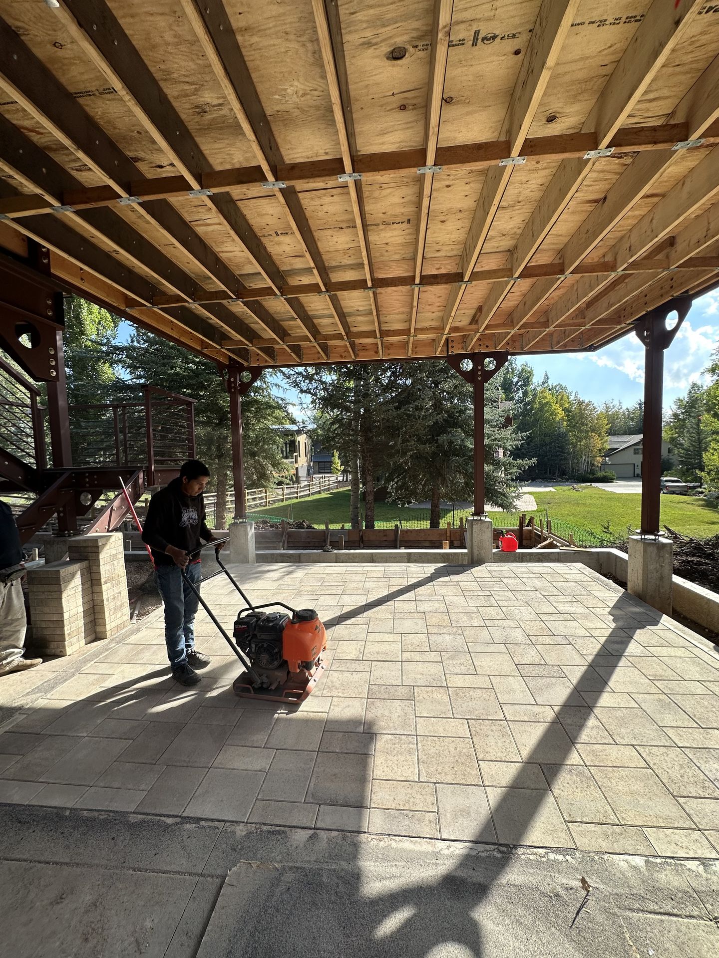 High West hardscaping project