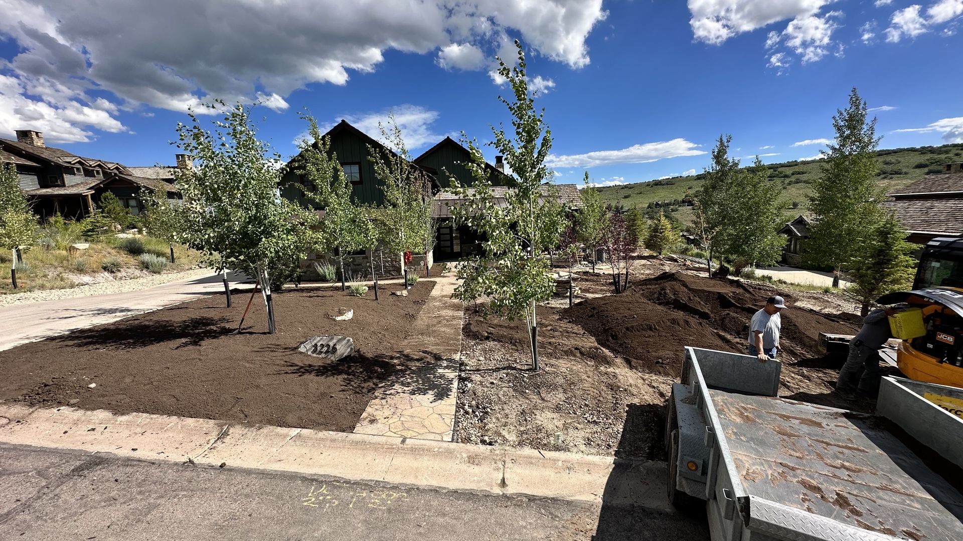 High West landscaping project
